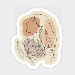 Aesthetic Girls Arts Sticker